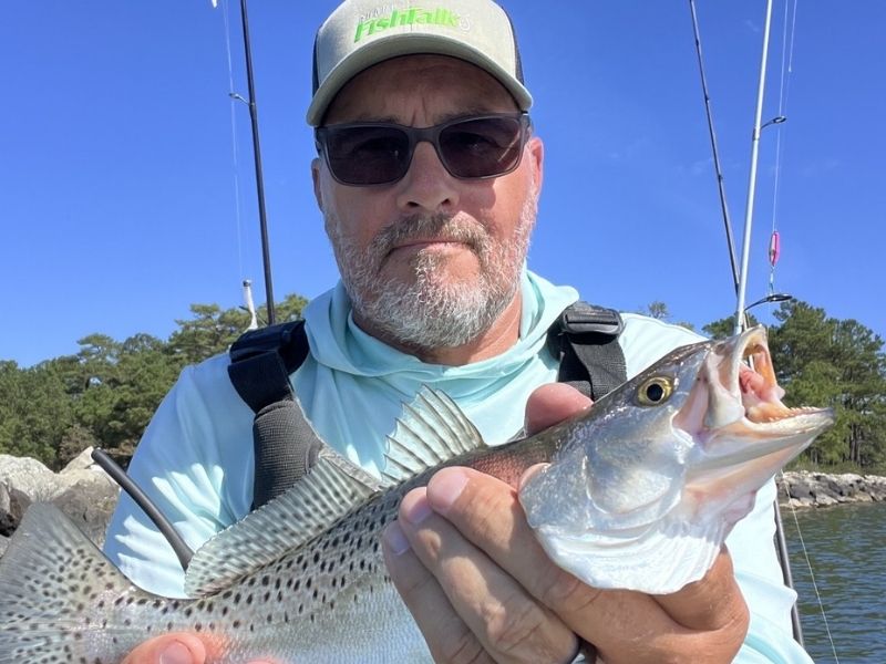 Speckled trout fishing Chesapeake Bay