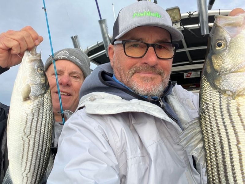 striped bass fishing Potomac River