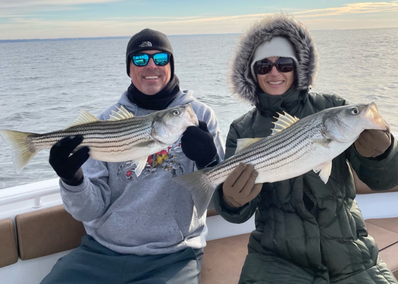 anglers in virginia with rockfish