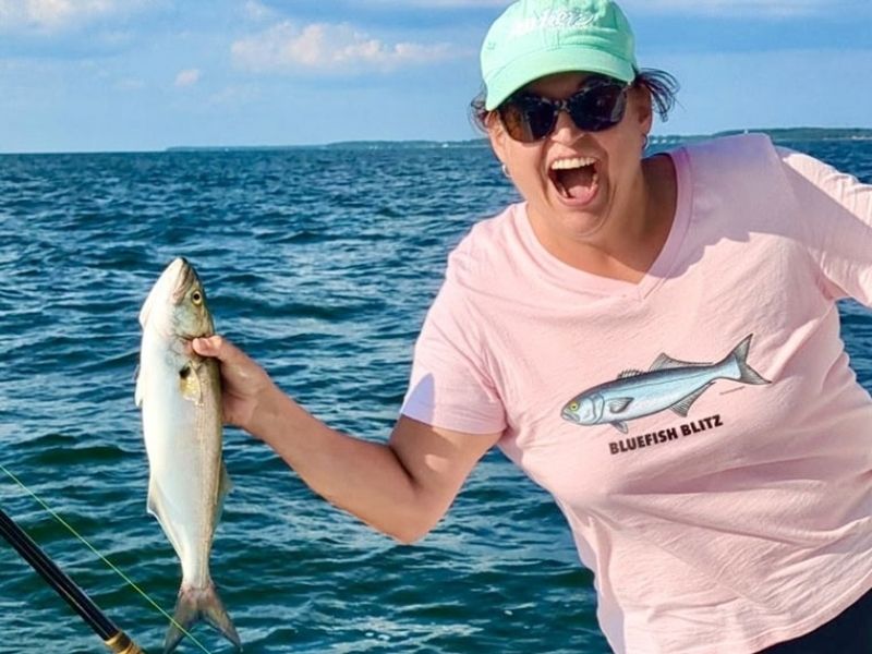 Bluefish fishing Chesapeake Bay