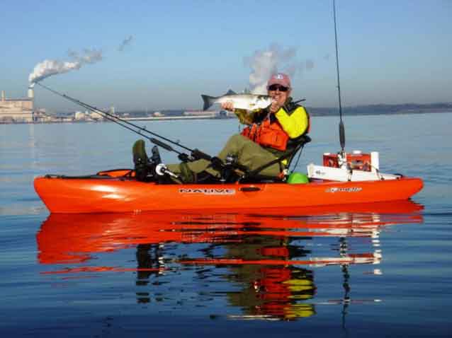 kayak with rodholders