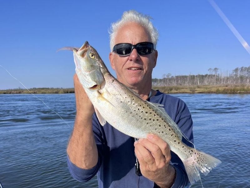 Speckled trout fishing Chesapeake Bay