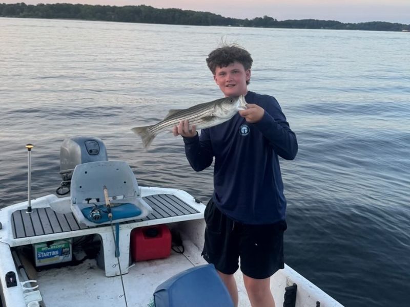 Striped bass fishing Chesapeake Bay