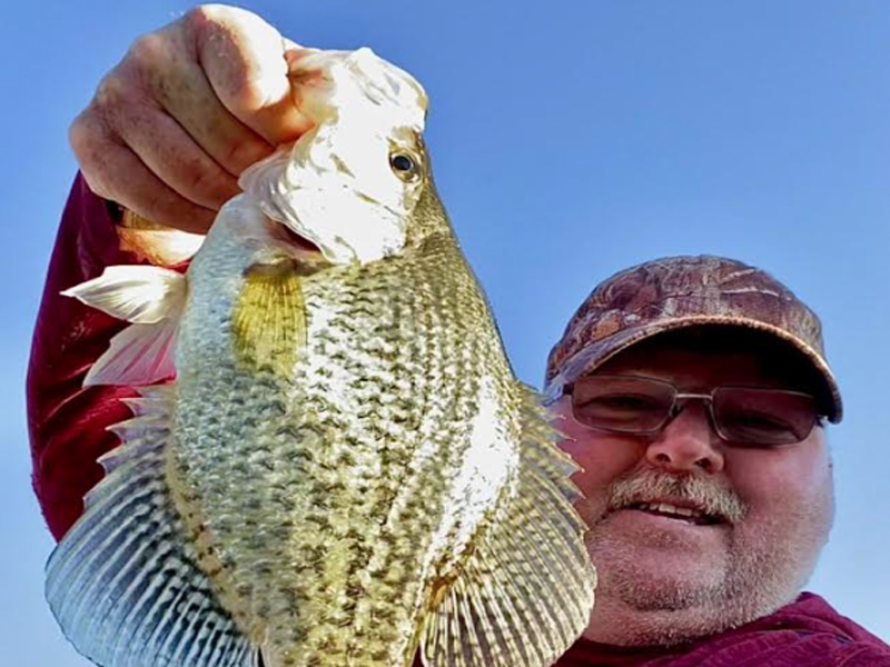 kenny with a crappie