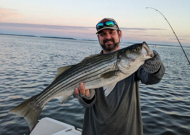 zach with a rockfish