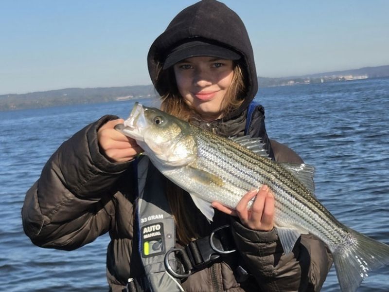Striped bass fishing Chesapeake Bay