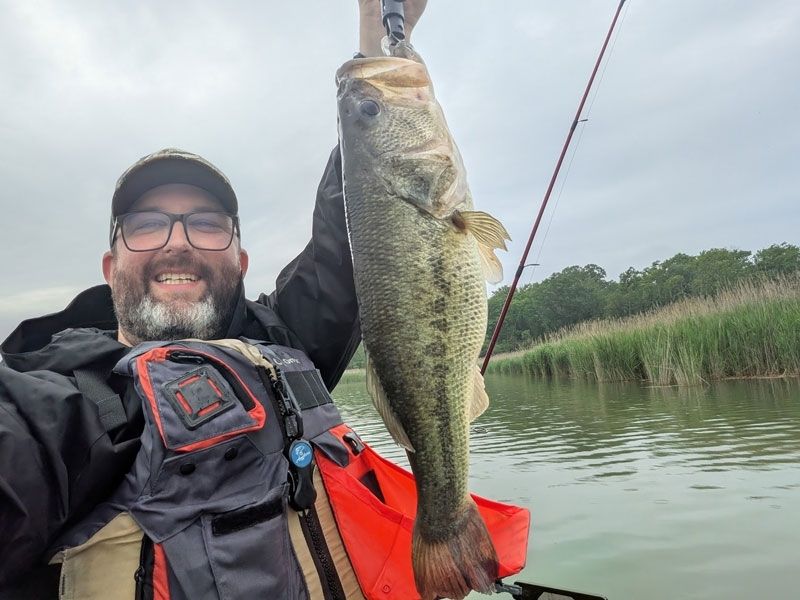 Largemouth bass fishing chesapeake bay