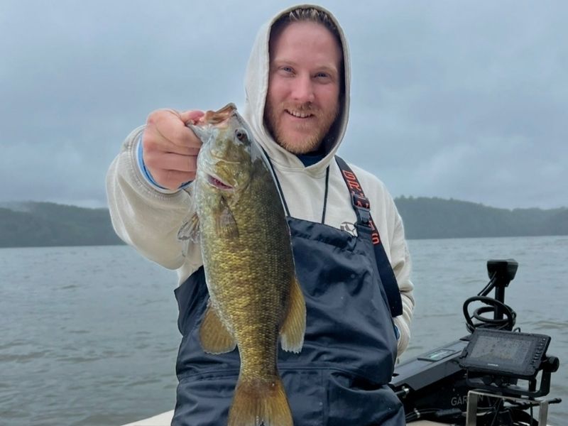 Smallmouth bass fishing