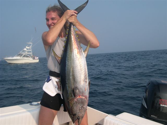 caught a tuna fish