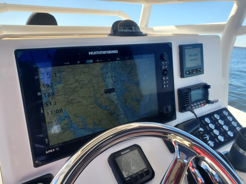 electronics on a boat