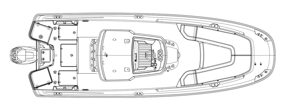 center console boat diagram