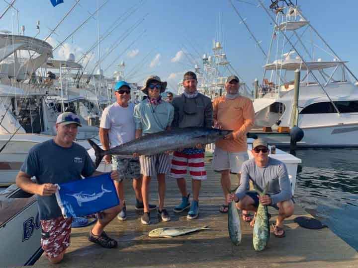 anglers catch from offshore fishing