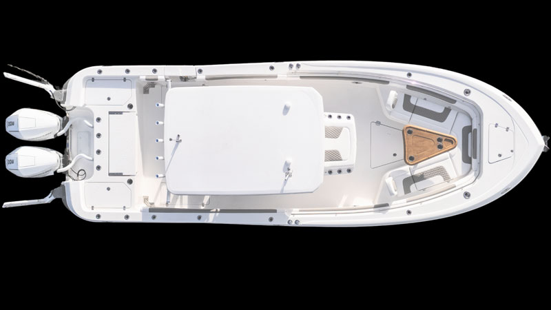 layout of the caymas 291 center console