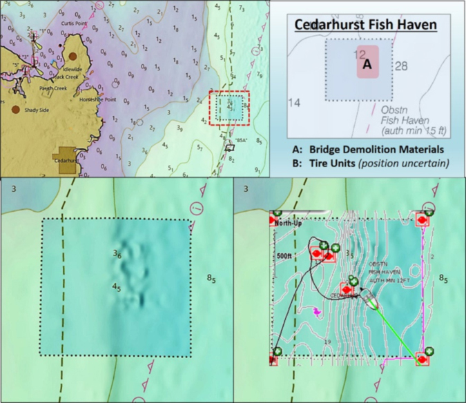 map to cedarhurst fish reef
