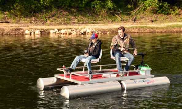 Trout Trolling Setup on a Tiny Boat! ~Pond Prowler, Bass Raider, Sun  Dolphin~ 