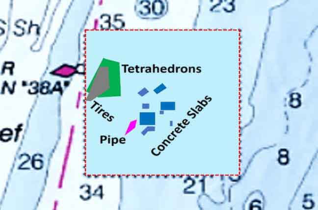 cherrystone reef chart in chesapeake bay