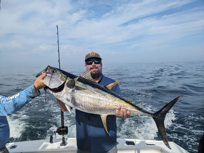 yellowfin tuna caught out of indian river