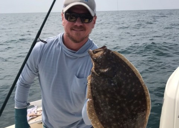 flounder at the coast