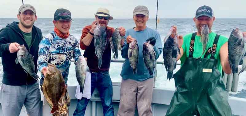 anglers on the morning star party boat