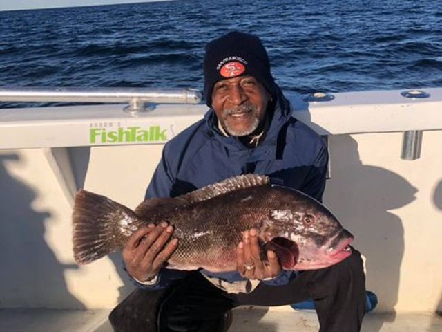 ocean fishing report for sea bass and tautog