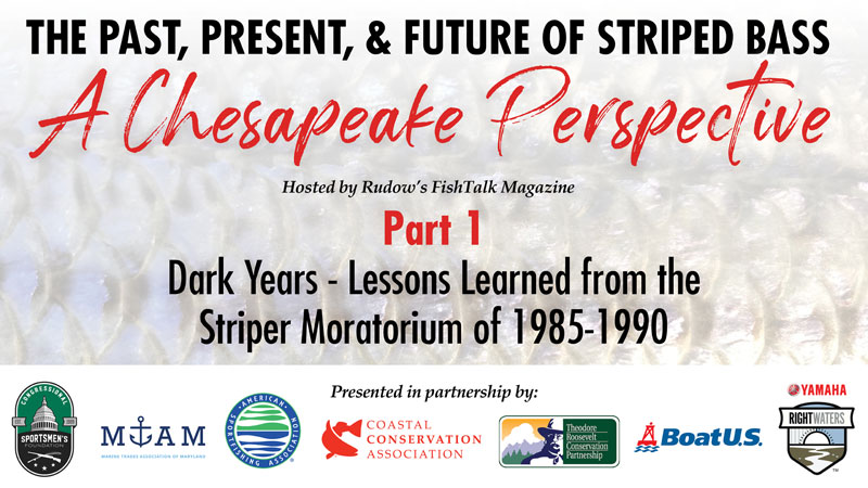 dark years lessons learned striper moratorium 1985-1990