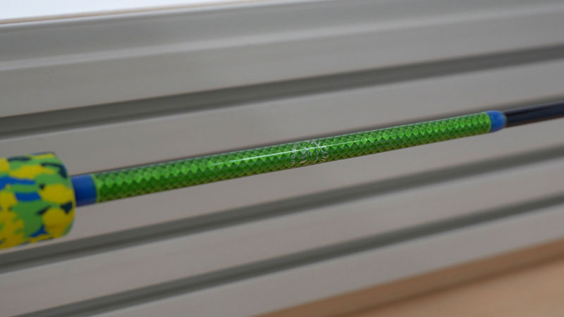 dragon scale wraps on a fishing rod