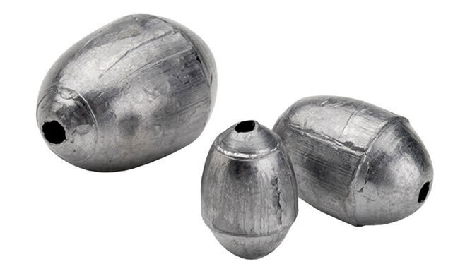 egg sinker fishing weights