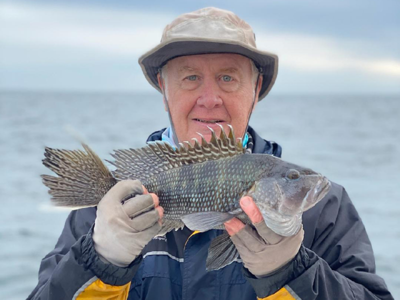 Winter Wreck Fishing for VA Black Sea Bass