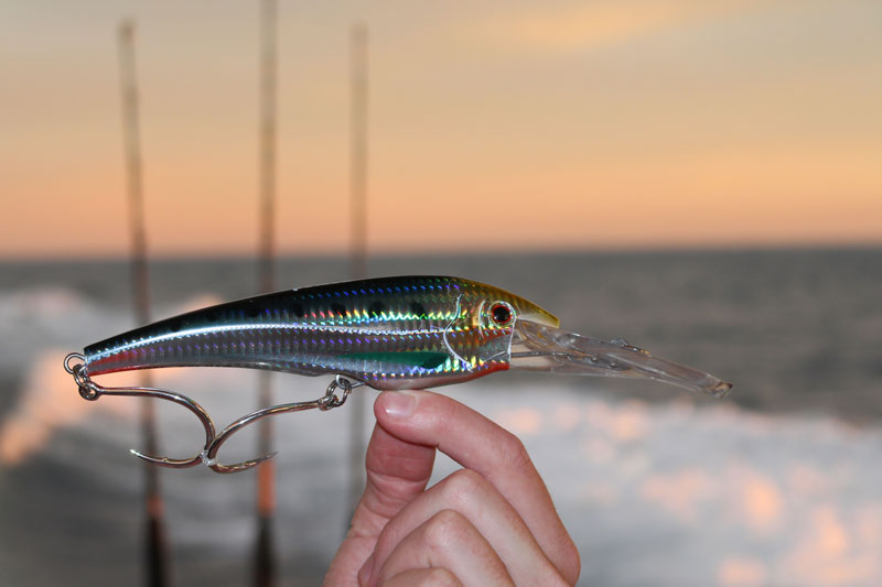 fishing lure with single hooks