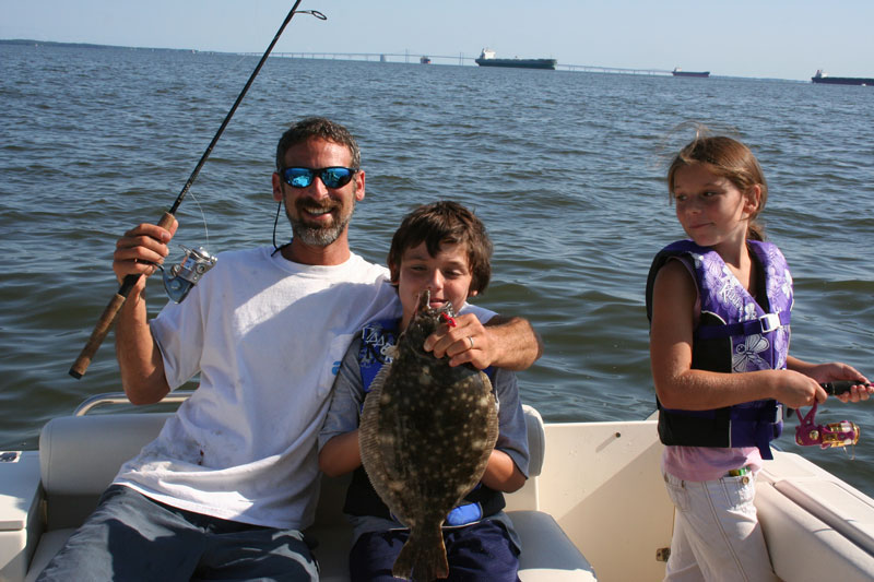 flounder fishing in the bay