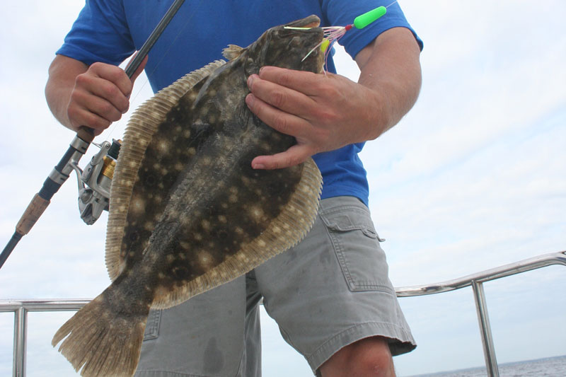 flounder fishing with bait