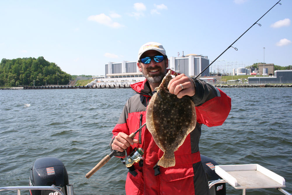 Fishing at Nuclear Reactor - Crazy Open Water Bass Fishing Action & Tips 