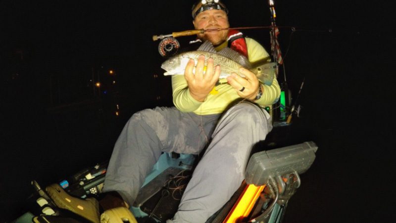 KAYAK FISHING - FISH BASKET IS LIKE DRAGGING AN ANCHOR! 