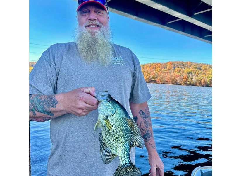 big crappie at deep creek lake