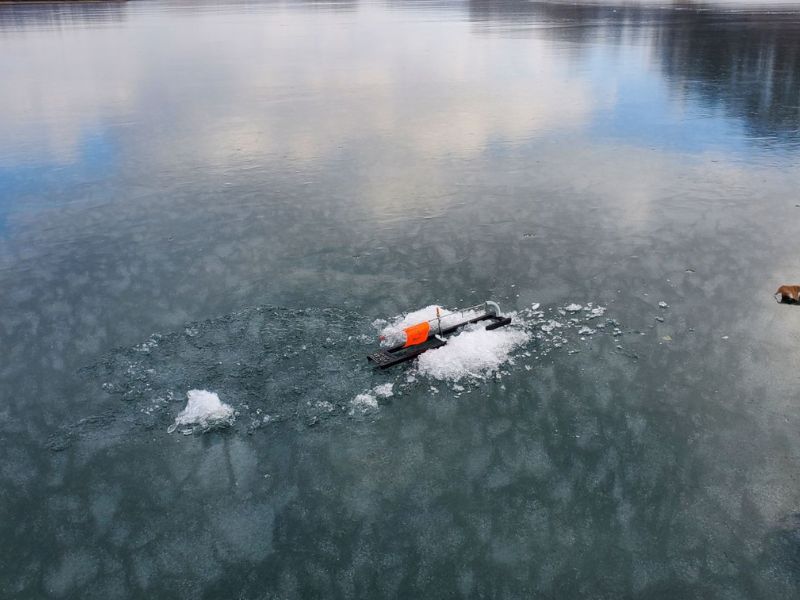 ice fishing chesapeake bay