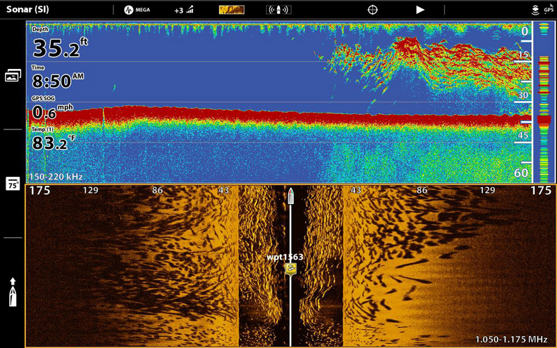 side finder humminbird apex