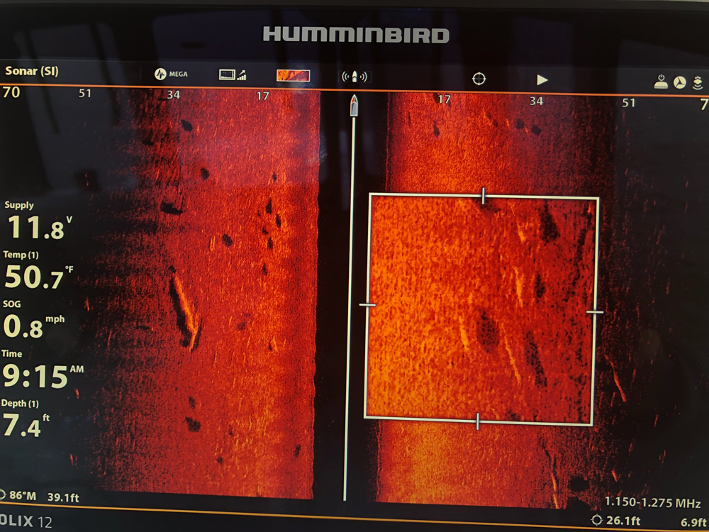 humminbird side imaging on screen
