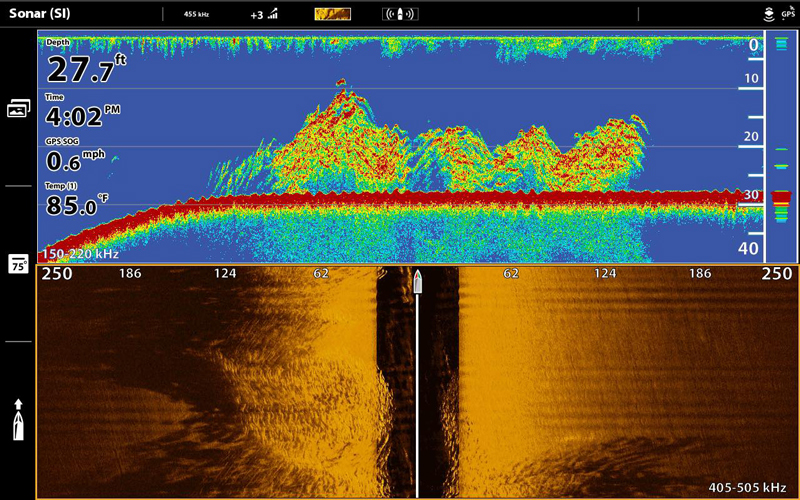 humminbird fishfinder side scan