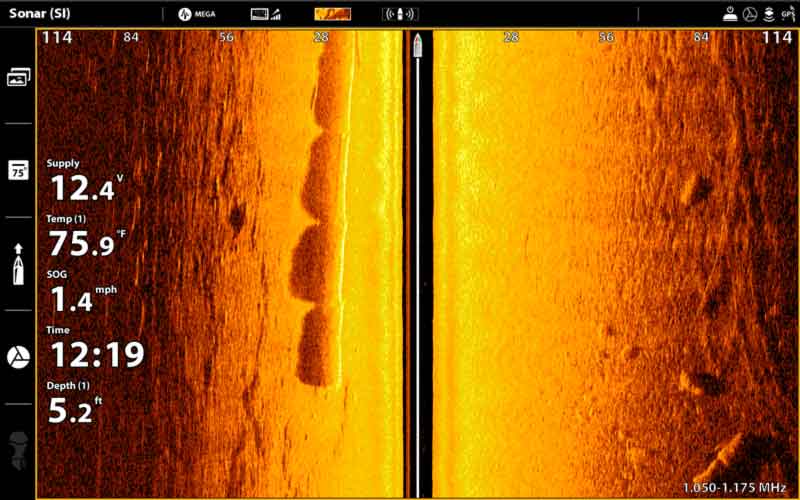 humminbird solix 12 screen shot