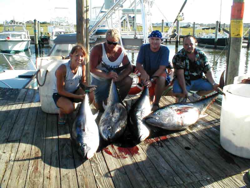 tuna caught at the jack spot