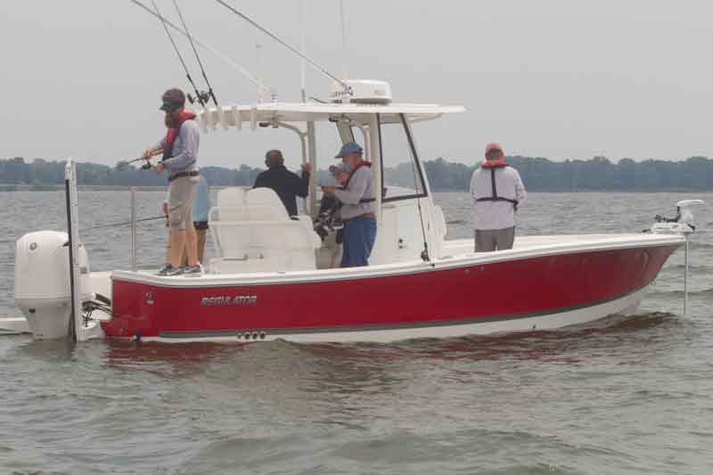 light tackle jigging on a boat