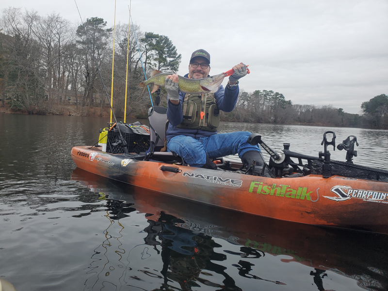 Kayak Fishing with All Gear On