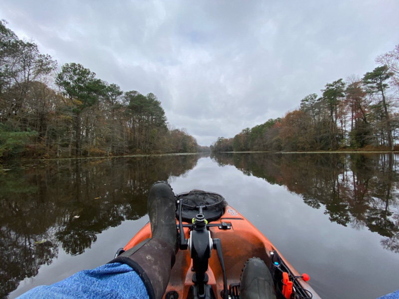 kayak fishing lake