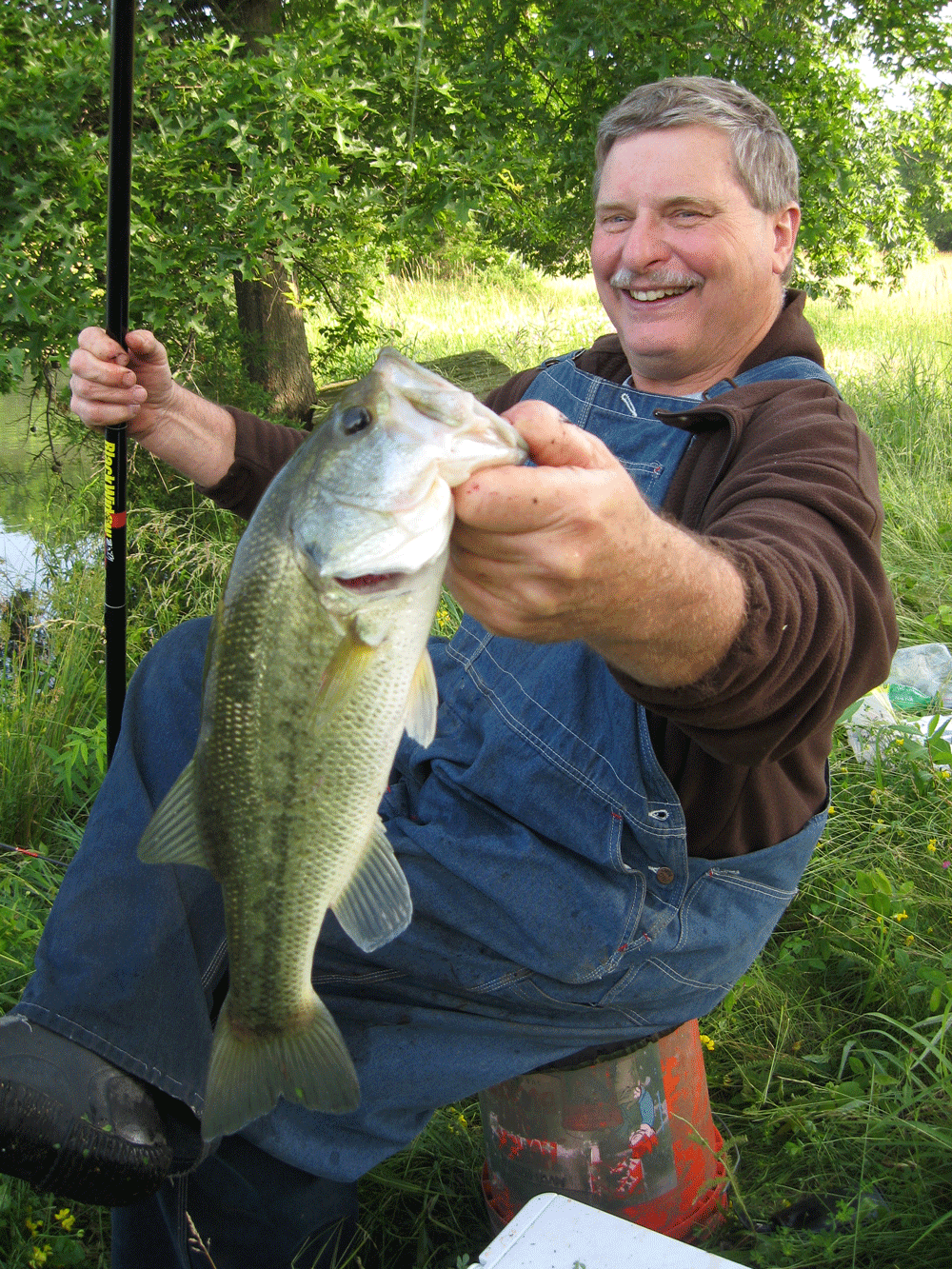 Casting a Cane Pole 