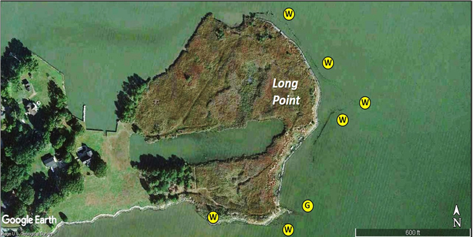 imagery of long point in the Chesapeake