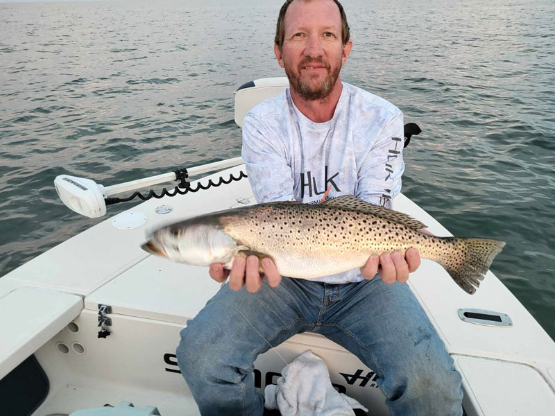 big speckled trout in poquoson
