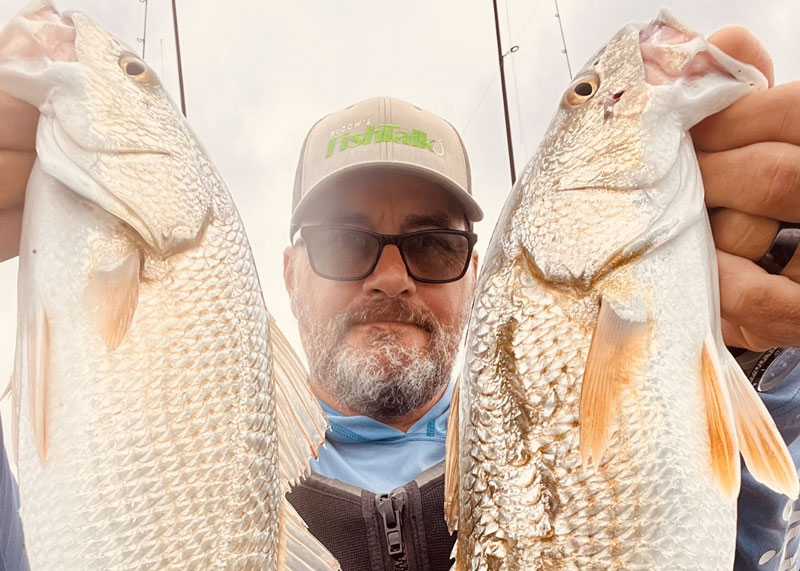 eric packard with puppy drum