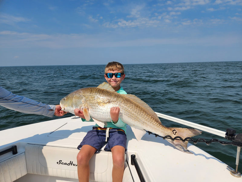 big lower bay redfish