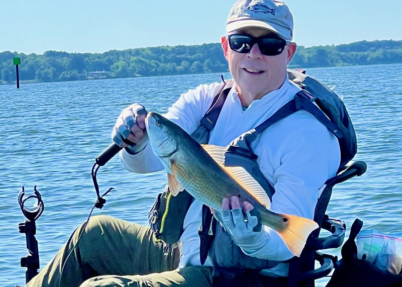 kayak fishing the lower chesapeake tributaries