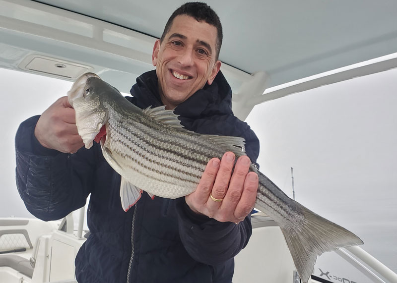 dan with middle bay rockfish